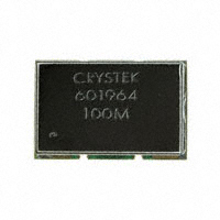 Crystek Corporation - 601964 - OSCILLATOR VCXO 100.000MHZ