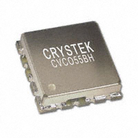 Crystek Corporation - CVCO55BH-5450-5550 - OSC VCO 5450-5550MHZ SMD .5X.5"