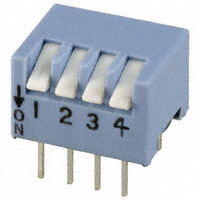 CTS Electrocomponents - 194-4MST - SWITCH PIANO DIP SPST 50MA 24V