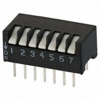 CTS Electrocomponents - 195-7MST - SWITCH PIANO DIP SPST 50MA 24V