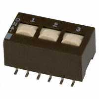 CTS Electrocomponents - 204-213ST - SWITCH SLIDE DIP DPST 50MA 24V