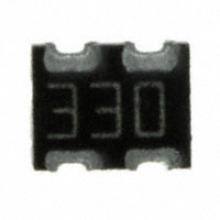 CTS Resistor Products - 743C043330JTR - RES ARRAY 2 RES 33 OHM 1008