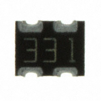 CTS Resistor Products - 743C043331JTR - RES ARRAY 2 RES 330 OHM 1008