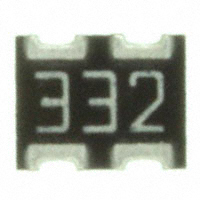 CTS Resistor Products - 743C043332JP - RES ARRAY 2 RES 3.3K OHM 1008