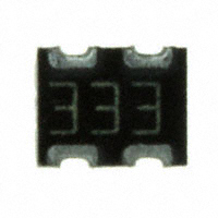 CTS Resistor Products - 743C043333JTR - RES ARRAY 2 RES 33K OHM 1008