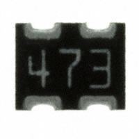 CTS Resistor Products - 743C043473JP - RES ARRAY 2 RES 47K OHM 1008