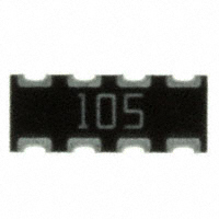CTS Resistor Products - 743C083105JTR - RES ARRAY 4 RES 1M OHM 2008