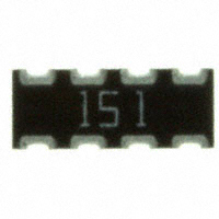 CTS Resistor Products - 743C083151JP - RES ARRAY 4 RES 150 OHM 2008