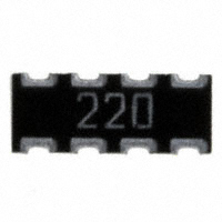 CTS Resistor Products - 743C083220JTR - RES ARRAY 4 RES 22 OHM 2008