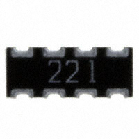 CTS Resistor Products - 743C083221JP - RES ARRAY 4 RES 220 OHM 2008
