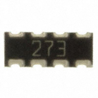 CTS Resistor Products - 743C083273JTR - RES ARRAY 4 RES 27K OHM 2008
