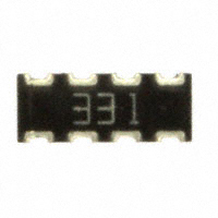 CTS Resistor Products - 743C083331JTR - RES ARRAY 4 RES 330 OHM 2008