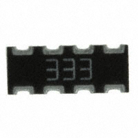 CTS Resistor Products - 743C083333JPTR - RES ARRAY 4 RES 33K OHM 2008