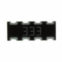 CTS Resistor Products - 743C083333JTR - RES ARRAY 4 RES 33K OHM 2008
