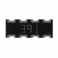 CTS Resistor Products - 743C083391JPTR - RES ARRAY 4 RES 390 OHM 2008