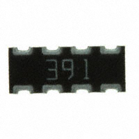 CTS Resistor Products - 743C083391JTR - RES ARRAY 4 RES 390 OHM 2008