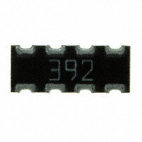CTS Resistor Products - 743C083392JTR - RES ARRAY 4 RES 3.9K OHM 2008