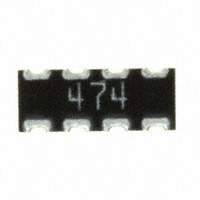 CTS Resistor Products - 743C083474JTR - RES ARRAY 4 RES 470K OHM 2008