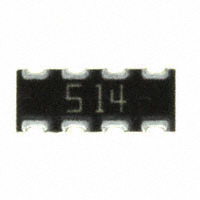 CTS Resistor Products - 743C083514JTR - RES ARRAY 4 RES 510K OHM 2008