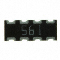 CTS Resistor Products - 743C083561JPTR - RES ARRAY 4 RES 560 OHM 2008