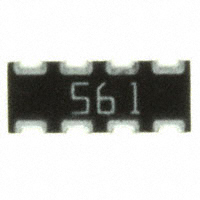 CTS Resistor Products - 743C083561JTR - RES ARRAY 4 RES 560 OHM 2008