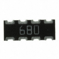 CTS Resistor Products - 743C083680JPTR - RES ARRAY 4 RES 68 OHM 2008