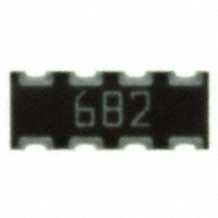 CTS Resistor Products - 743C083682JTR - RES ARRAY 4 RES 6.8K OHM 2008