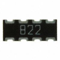 CTS Resistor Products - 743C083822JPTR - RES ARRAY 4 RES 8.2K OHM 2008