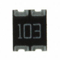 CTS Resistor Products - 744C043103JP - RES ARRAY 2 RES 10K OHM 1210