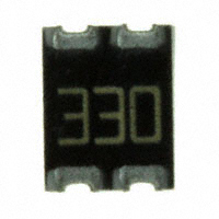 CTS Resistor Products - 744C043330JTR - RES ARRAY 2 RES 33 OHM 1210