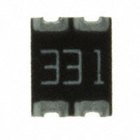 CTS Resistor Products - 744C043331JTR - RES ARRAY 2 RES 330 OHM 1210