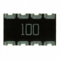 CTS Resistor Products - 744C083100JP - RES ARRAY 4 RES 10 OHM 2012