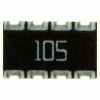 CTS Resistor Products - 744C083105JP - RES ARRAY 4 RES 1M OHM 2012