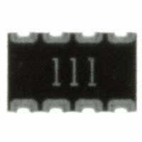 CTS Resistor Products - 744C083111JTR - RES ARRAY 4 RES 110 OHM 2012
