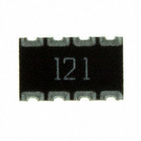 CTS Resistor Products - 744C083121JP - RES ARRAY 4 RES 120 OHM 2012