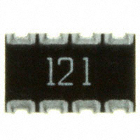 CTS Resistor Products - 744C083121JTR - RES ARRAY 4 RES 120 OHM 2012