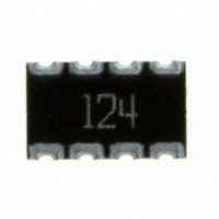 CTS Resistor Products - 744C083124JTR - RES ARRAY 4 RES 120K OHM 2012