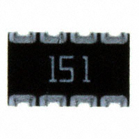 CTS Resistor Products - 744C083151JP - RES ARRAY 4 RES 150 OHM 2012