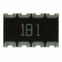 CTS Resistor Products - 744C083181JPTR - RES ARRAY 4 RES 180 OHM 2012