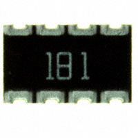 CTS Resistor Products - 744C083181JTR - RES ARRAY 4 RES 180 OHM 2012