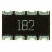 CTS Resistor Products - 744C083182JTR - RES ARRAY 4 RES 1.8K OHM 2012