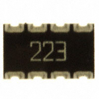 CTS Resistor Products - 744C083223JP - RES ARRAY 4 RES 22K OHM 2012