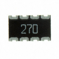 CTS Resistor Products - 744C083270JTR - RES ARRAY 4 RES 27 OHM 2012
