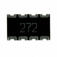 CTS Resistor Products - 744C083272JP - RES ARRAY 4 RES 2.7K OHM 2012