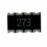 CTS Resistor Products - 744C083273JP - RES ARRAY 4 RES 27K OHM 2012