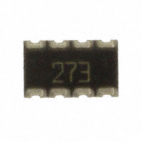 CTS Resistor Products - 744C083273JTR - RES ARRAY 4 RES 27K OHM 2012