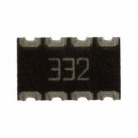 CTS Resistor Products - 744C083332JP - RES ARRAY 4 RES 3.3K OHM 2012