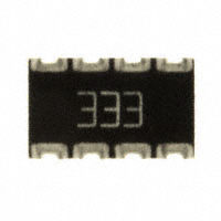 CTS Resistor Products - 744C083333JP - RES ARRAY 4 RES 33K OHM 2012