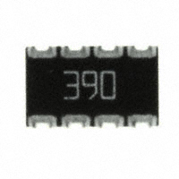 CTS Resistor Products - 744C083390JTR - RES ARRAY 4 RES 39 OHM 2012