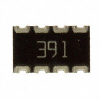 CTS Resistor Products - 744C083391JTR - RES ARRAY 4 RES 390 OHM 2012